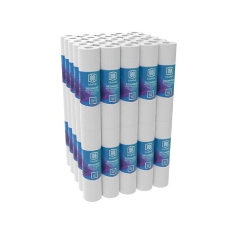 Drinkpod 13000 Gal. 1 mic 10 in. x 2.5 in. Universal Sediment Water Filter, 3 Layered, PK 50 BF-POE10-SD1M-50PK